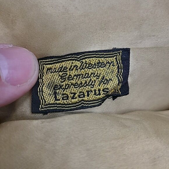 Vintage Lord & Taylor Small Clutch, Tapestry Handbag w/ Metal Golden Chain - Picture 2 of 10